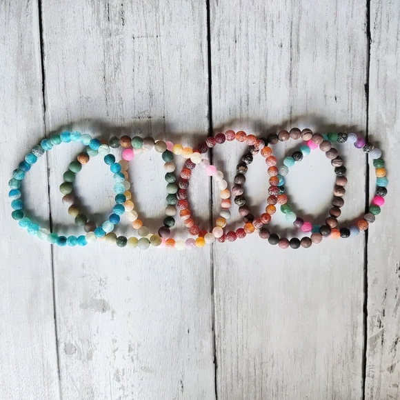 Handmade Natural Stone Bracelet - Picture 10 of 11